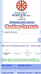 Mobile Screenshot of healingcrystals.com